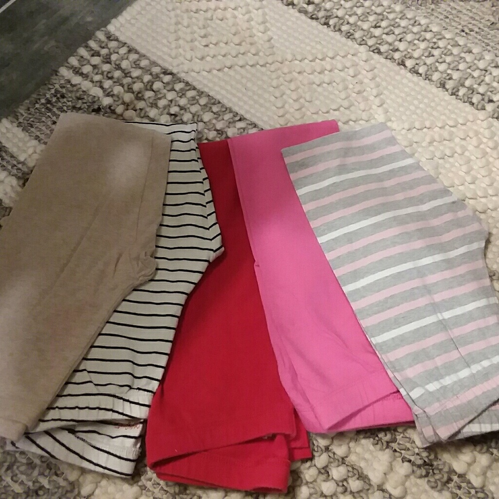 Little girls size 7/8 leggings bundle.